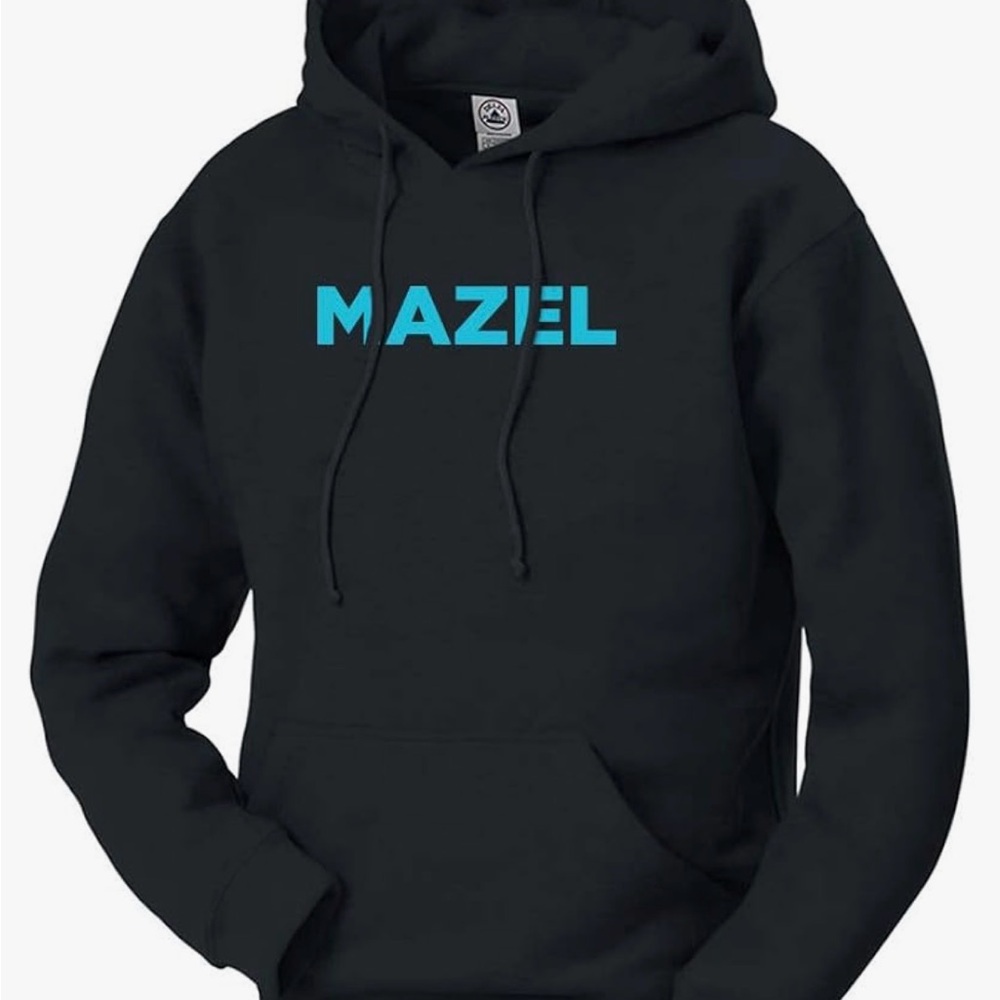 Price Firm Watch What Happens Live Unisex Blue Mazel Hoodie Sweatshirt, Medium.